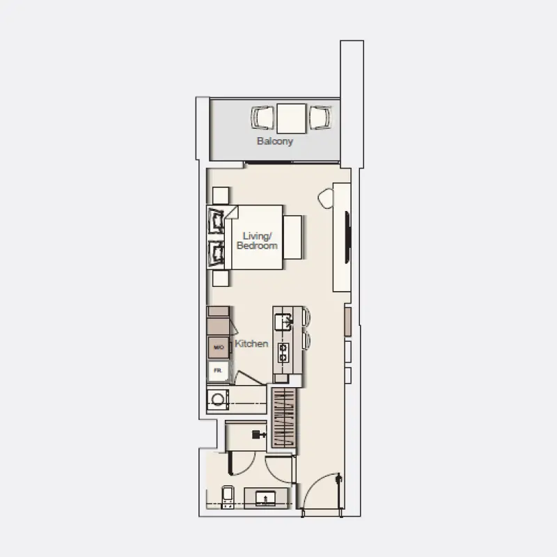 Studio floor plan