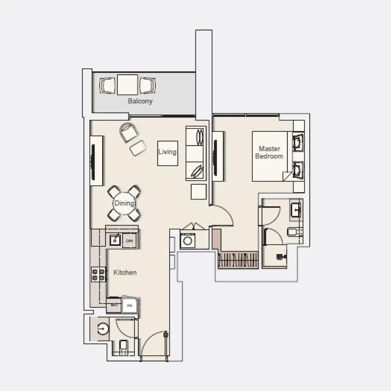 1 bedroom