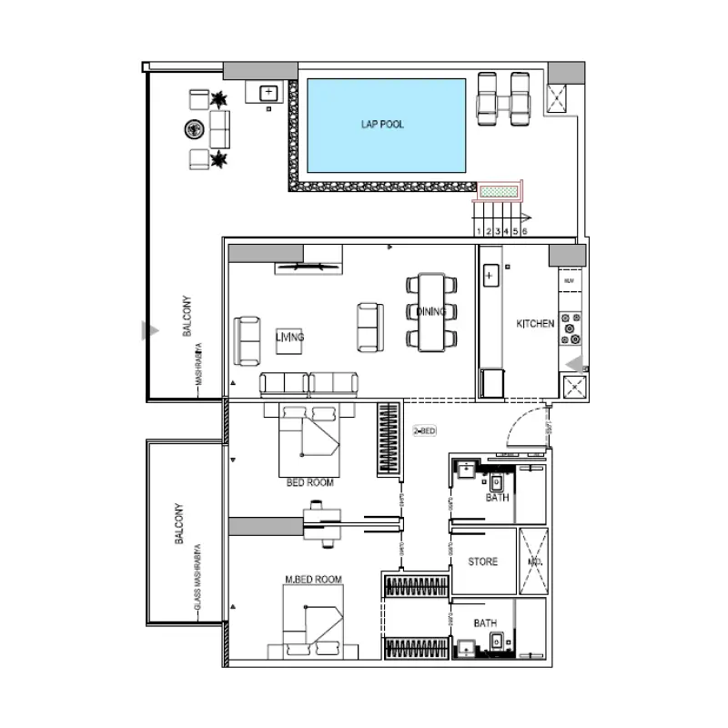 2 bedroom