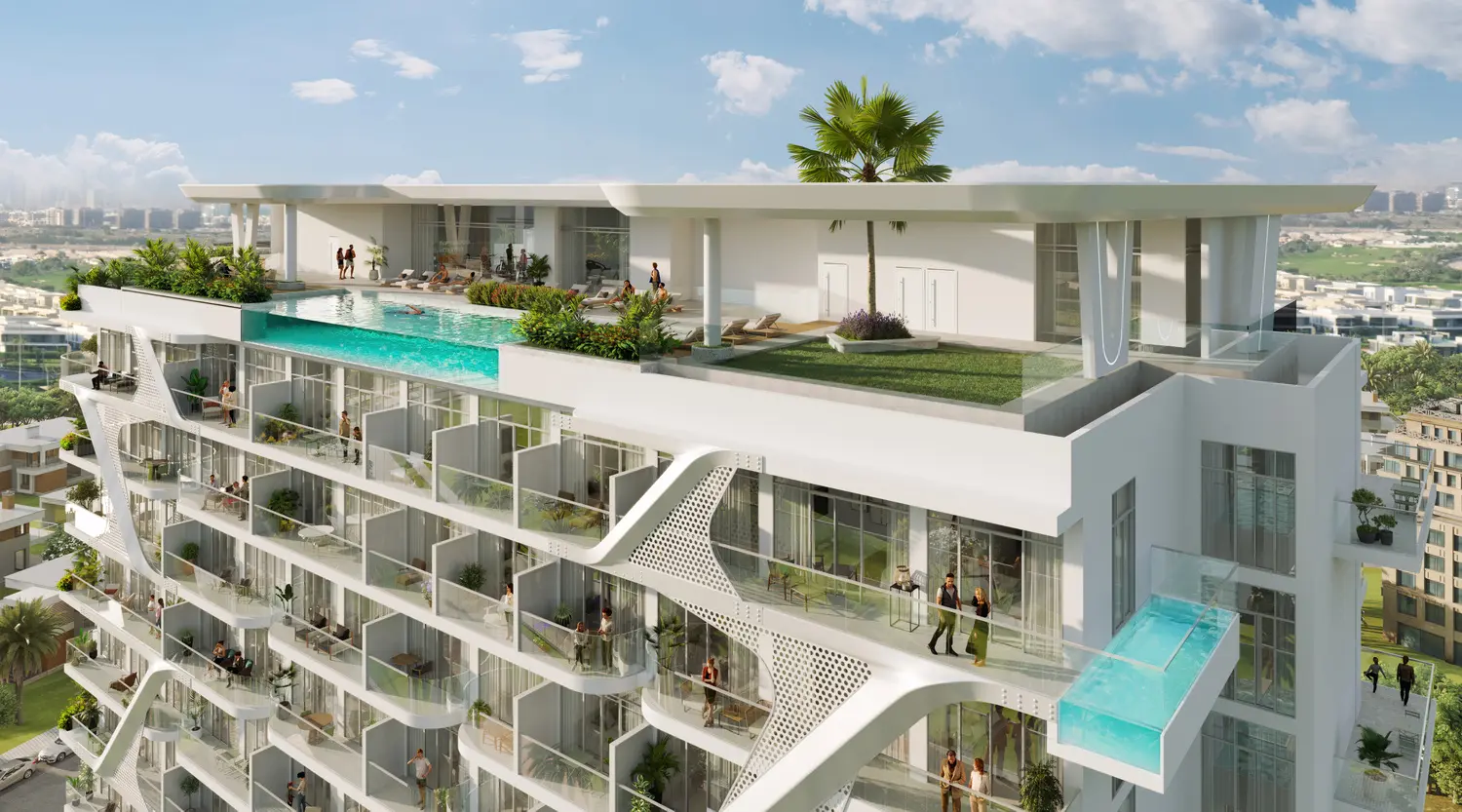 Oxford Gardens in Arjan by Iman Developers - Exterior Image 2