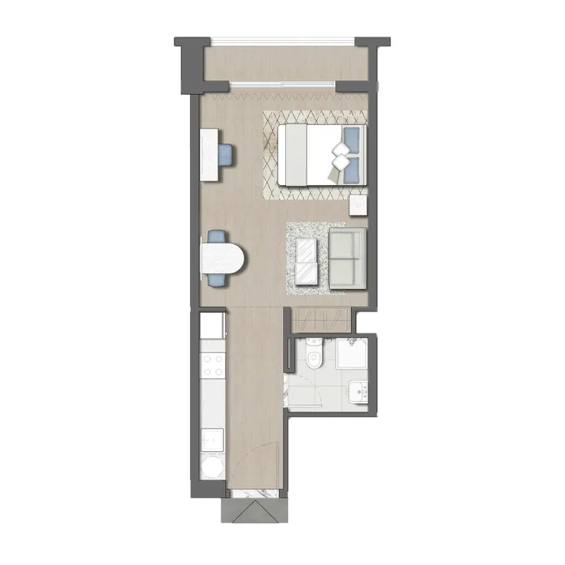 Studio floor plan