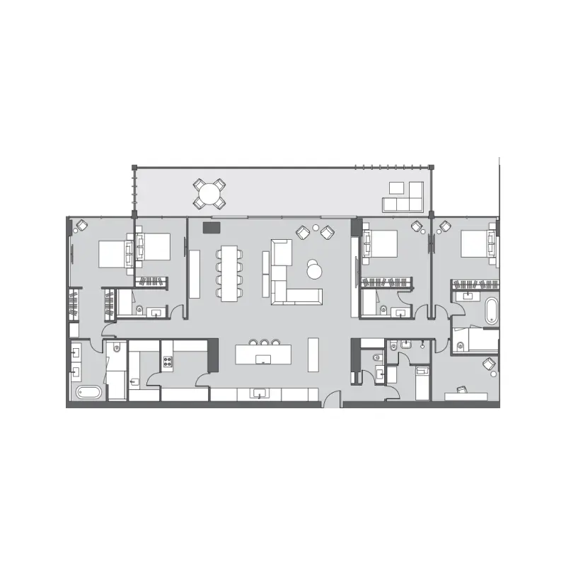 4 bedroom floor plan