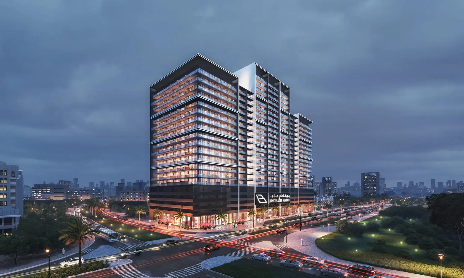 Binghatti Amber in Jumeirah Village Circle (JVC) by Binghatti - Exterior Image 3
