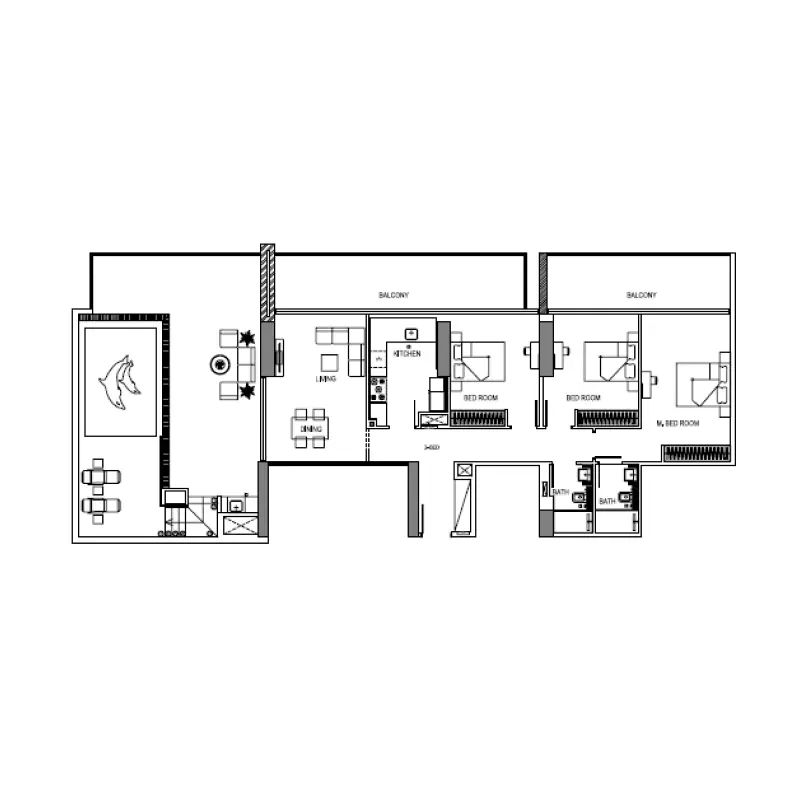 3 bedroom