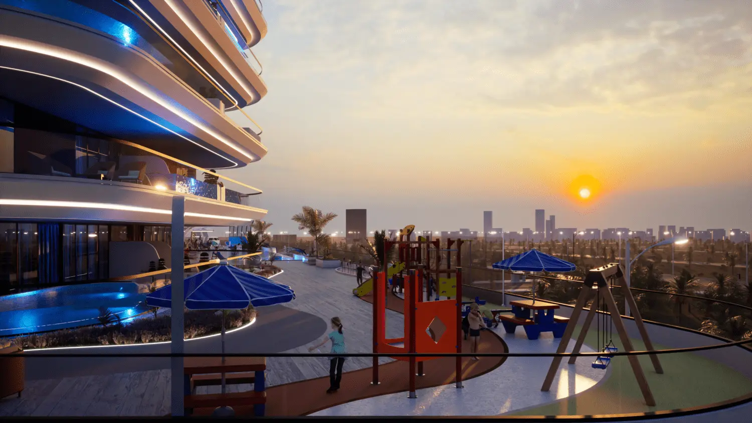 Samana Portofino in Dubai Production City by Samana - Exterior Image 3