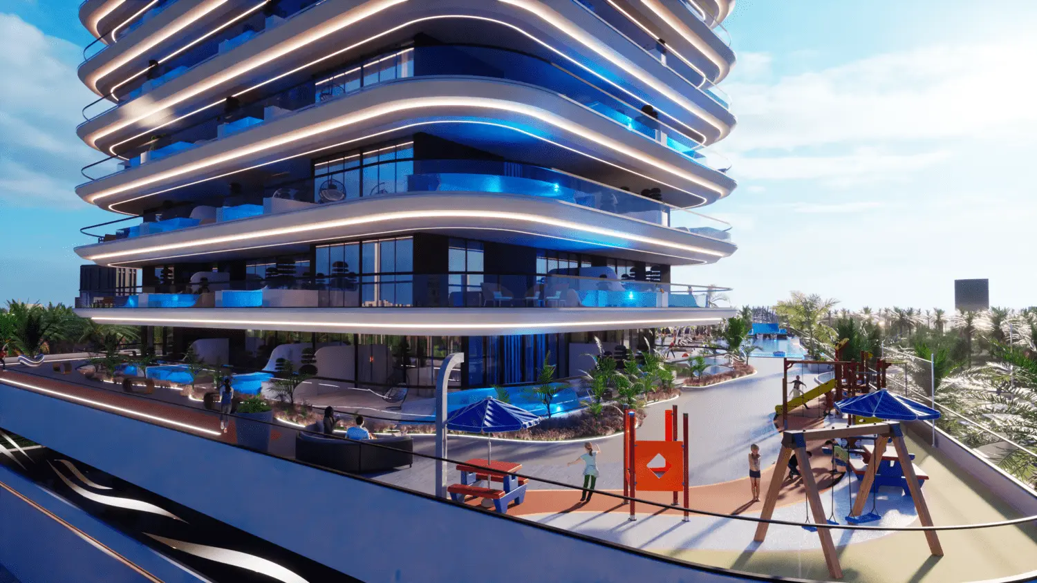Samana Portofino in Dubai Production City by Samana - Exterior Image 5