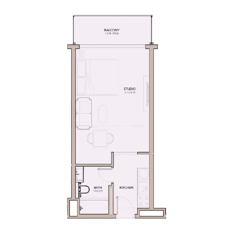 Studio floor plan