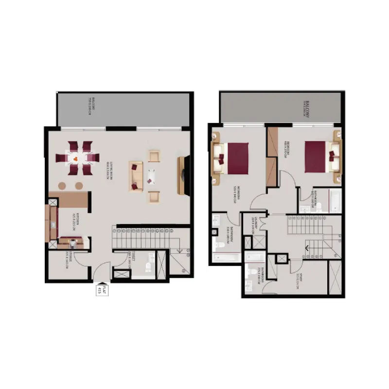2 bedroom