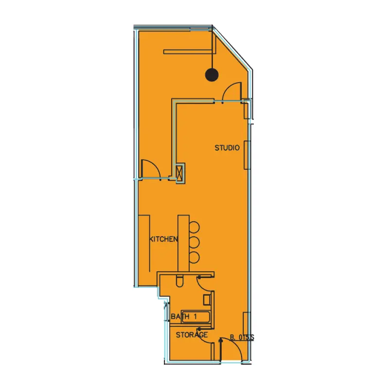 Studio floor plan