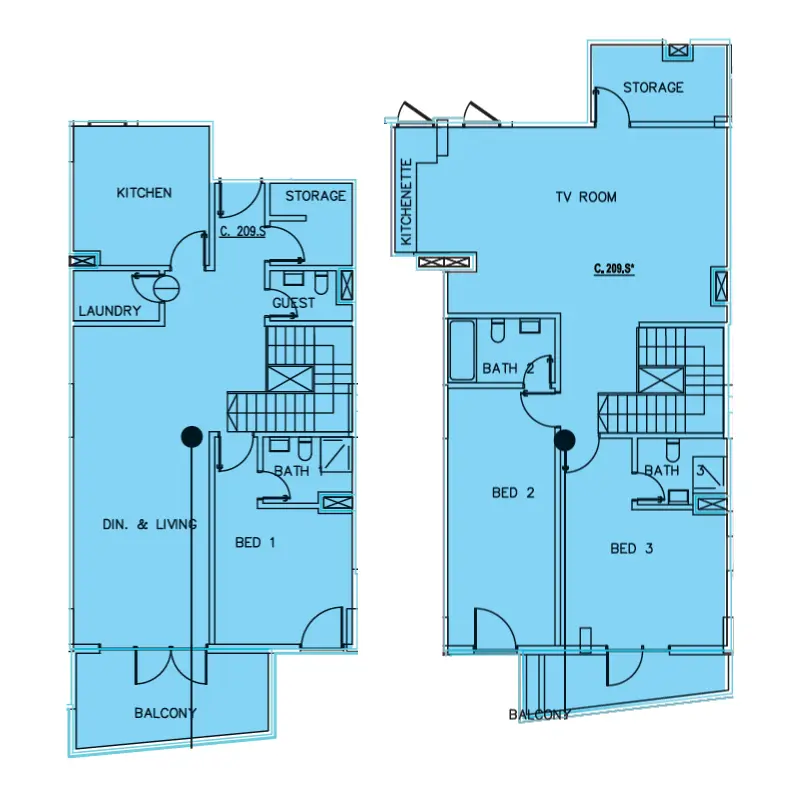 3 bedroom
