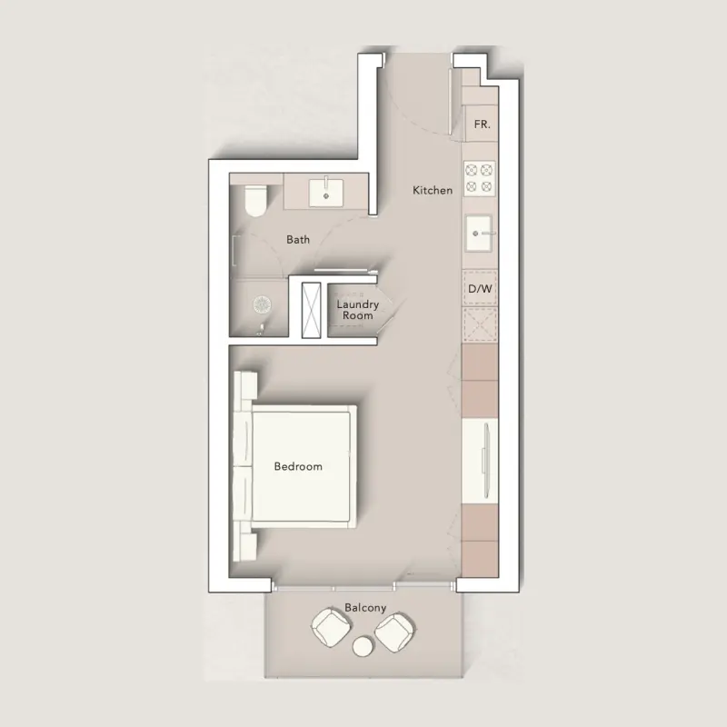 Studio floor plan