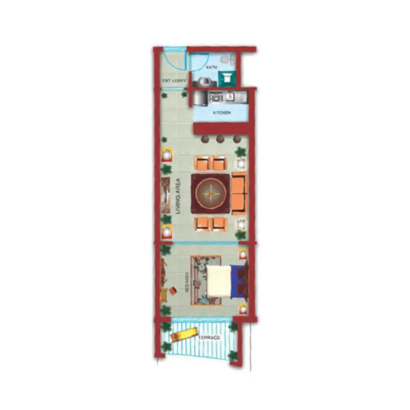 Studio floor plan