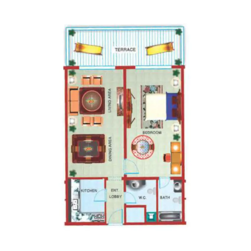 1 bedroom