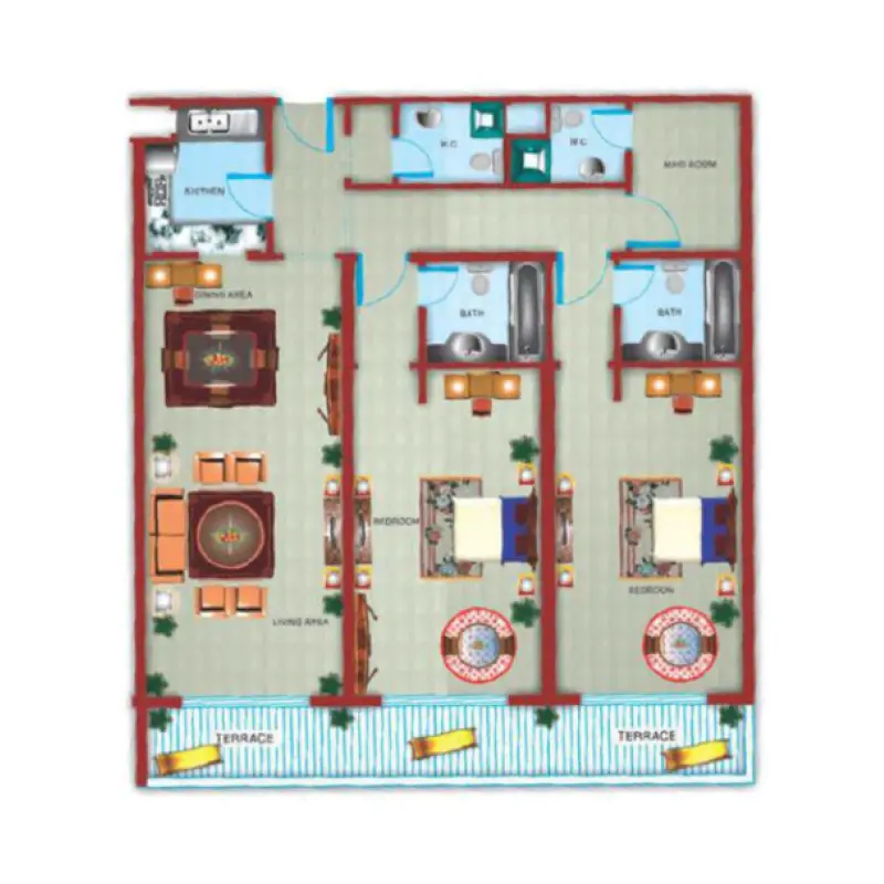 2 bedroom