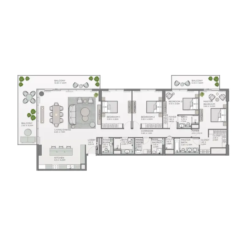 4 bedroom