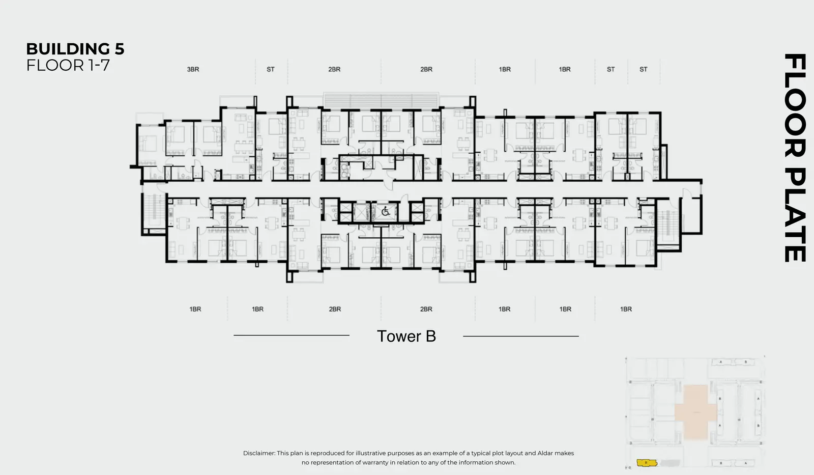 Reeman Living Floor Plate of Building by Aldar.jfif