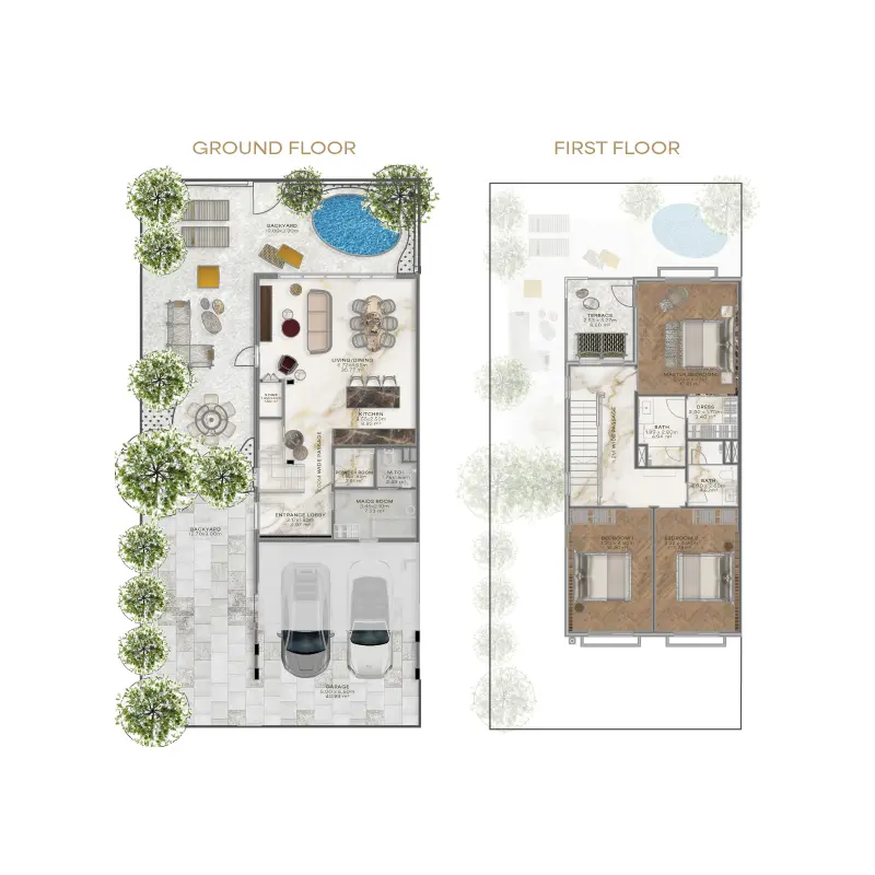 3 bedroom floor plan