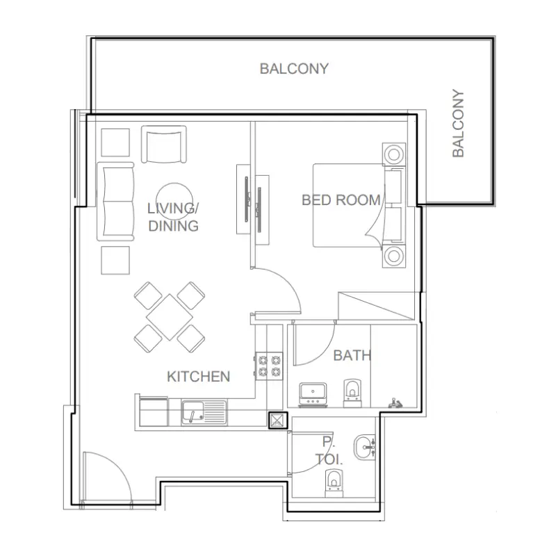 1 bedroom