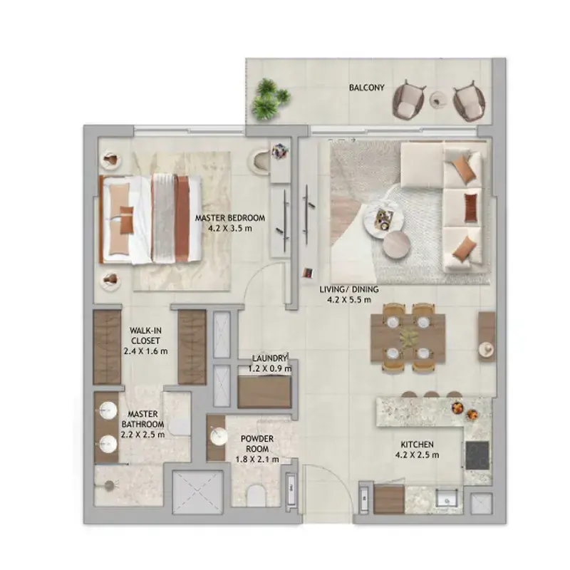 1 Bedroom apartments - Verdes by Haven