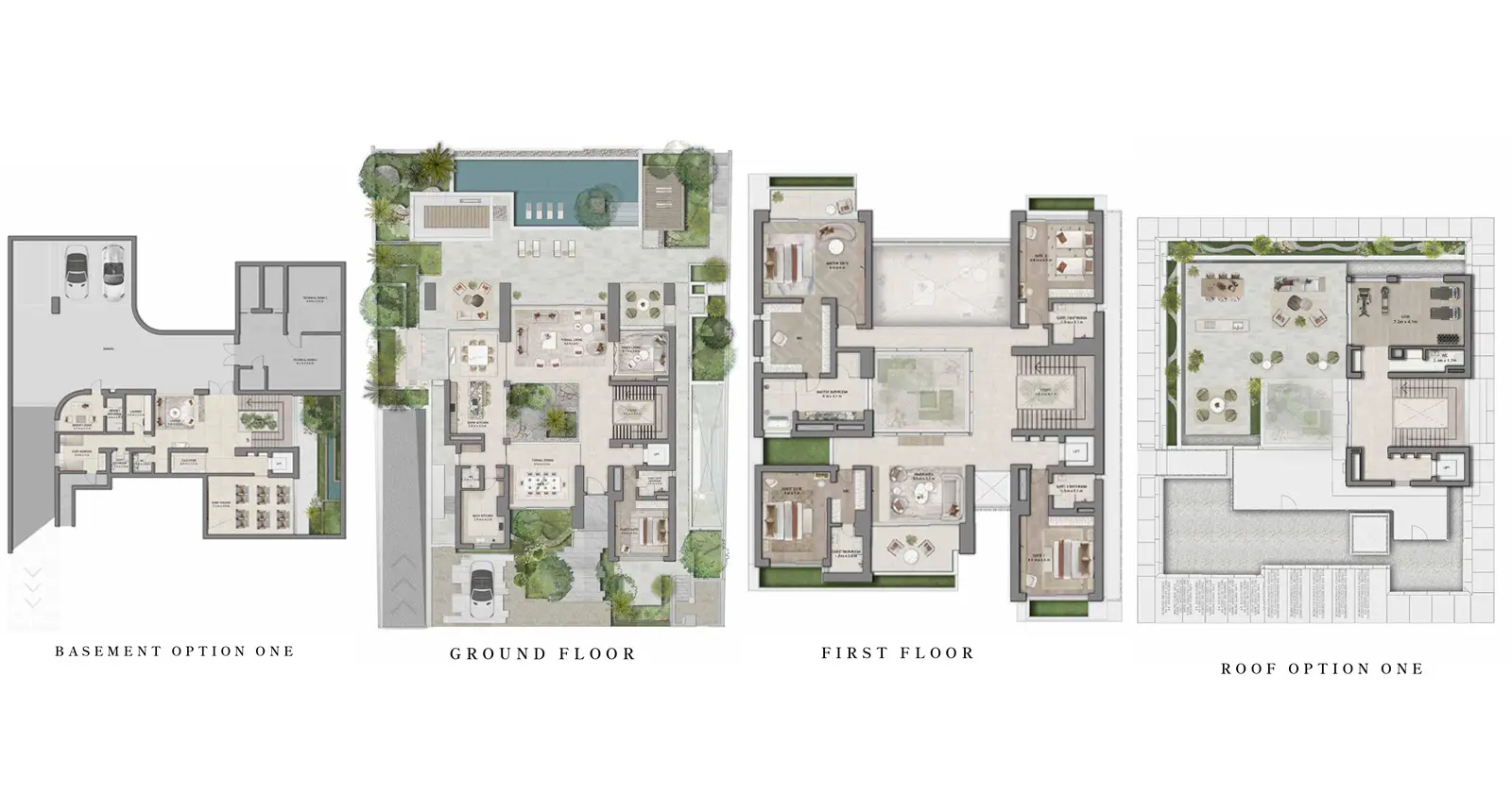5 Bedroom Mansion floor plan