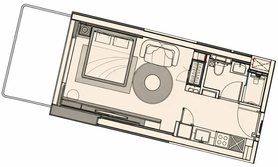 Studio apartments - Cove Grand