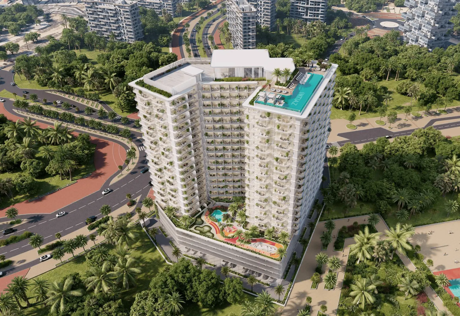 Cove Grand in Dubai Land Residence by Imtiaz Development - Exterior Image 3