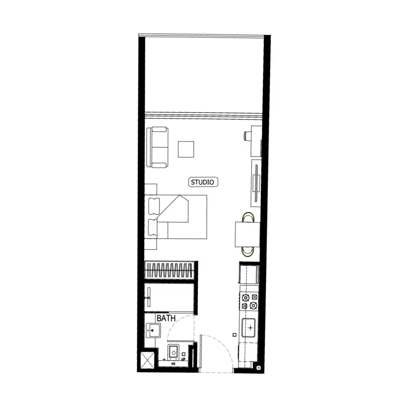 Studio floor plan