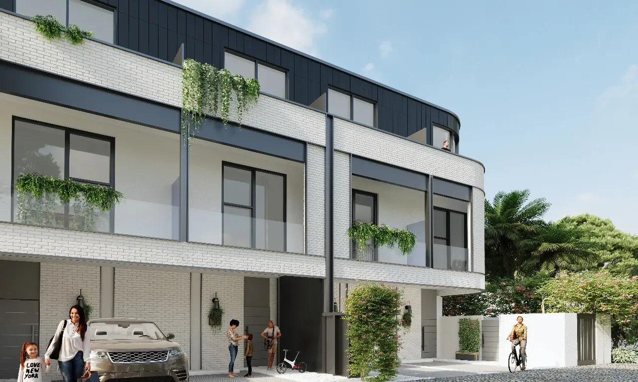 Taormina Village in Dubai Land Residence by Reportage Properties - Exterior Image 2