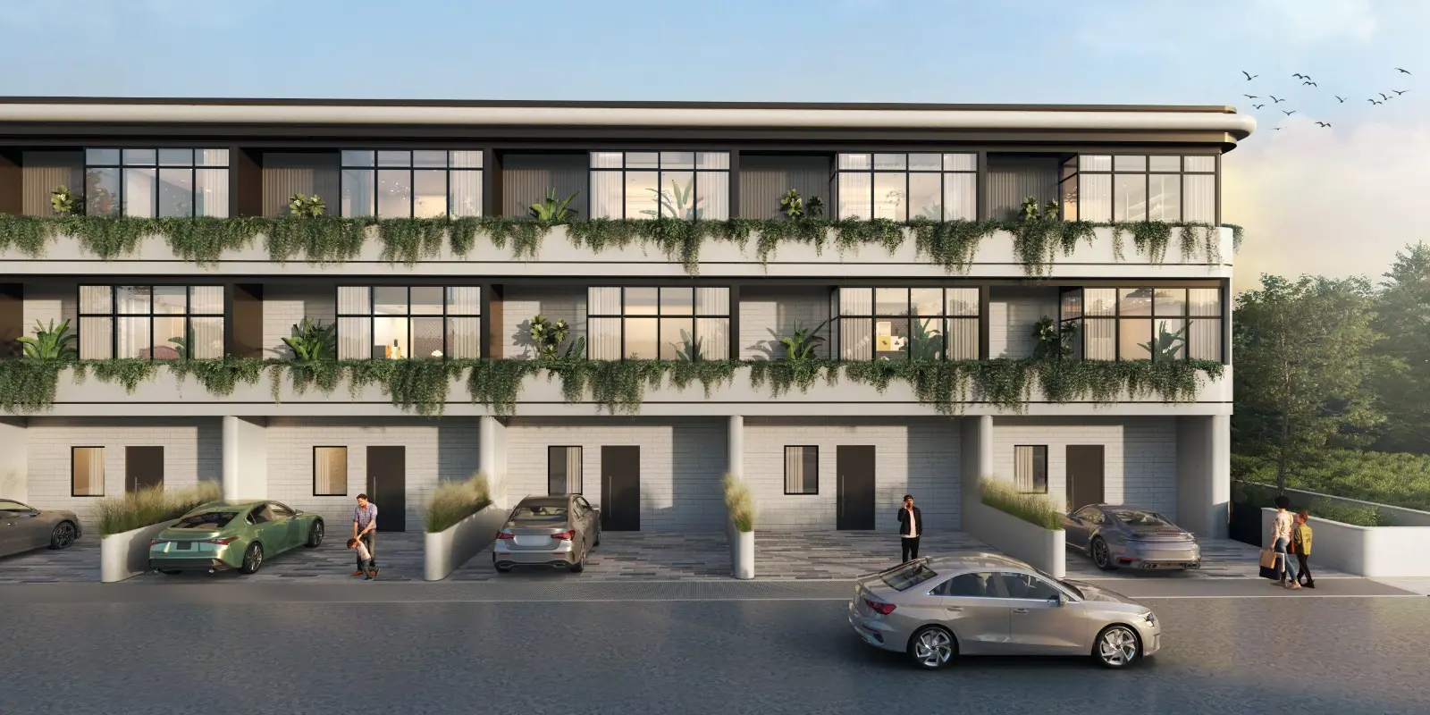 Taormina Village in Dubai Land Residence by Reportage Properties - Exterior Image 4