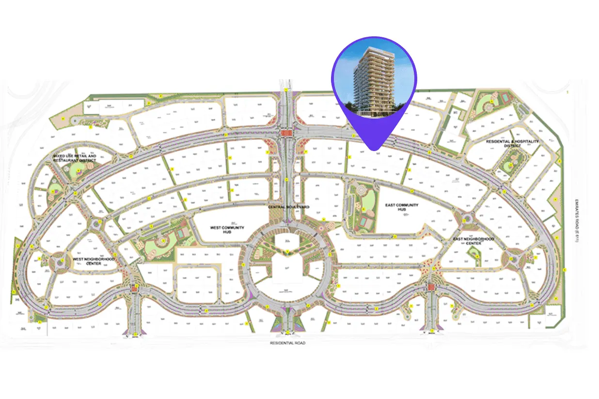 Samana Park Meadows master plan