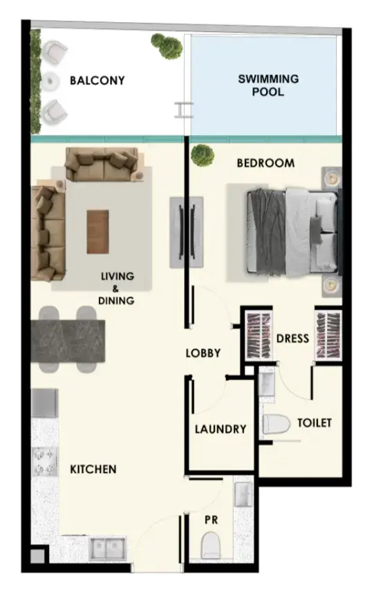 1 Bedroom apartments - Samana Ibiza