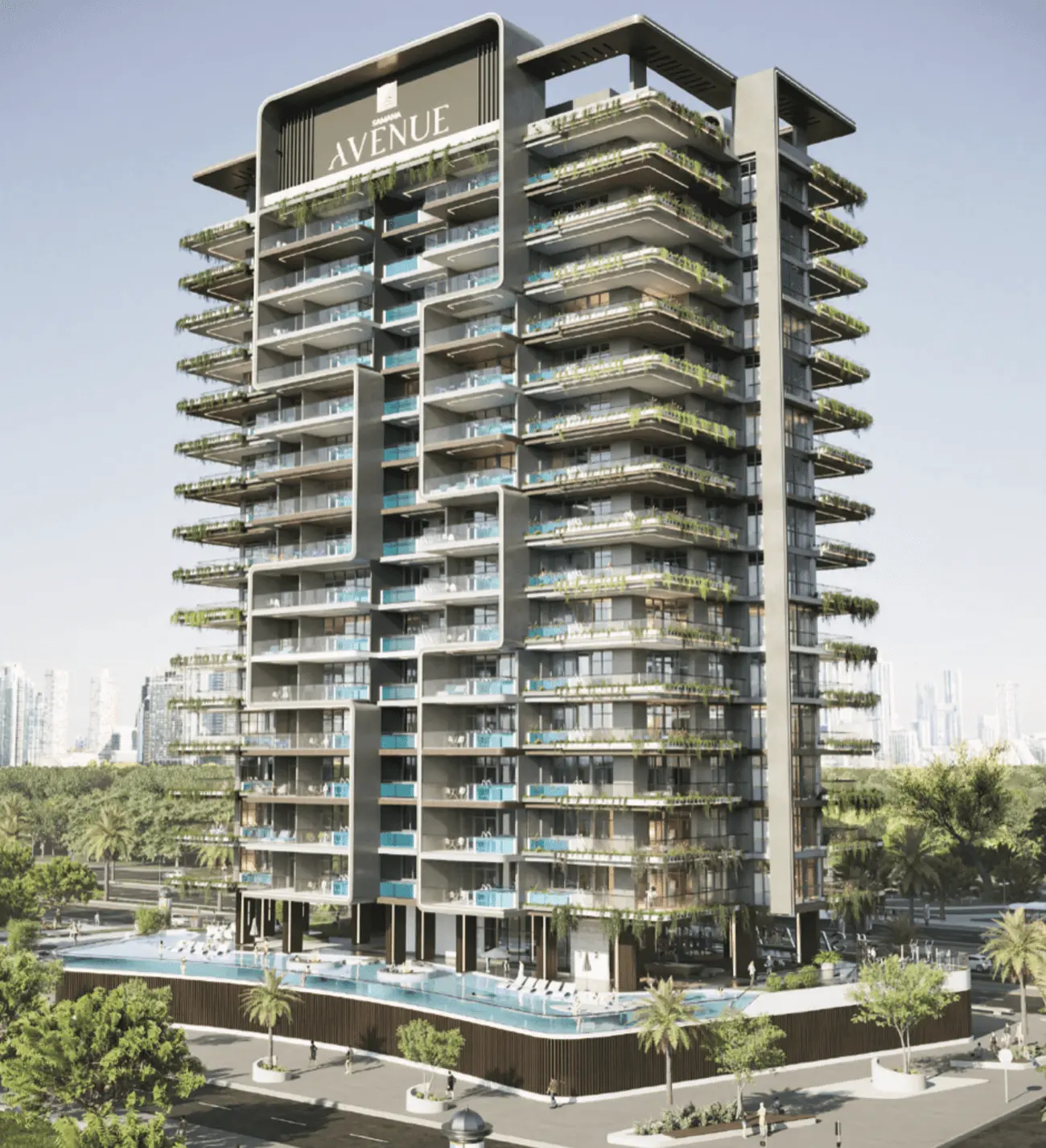 Samana Avenue in Dubai Land Residence by Samana - Exterior Image 1