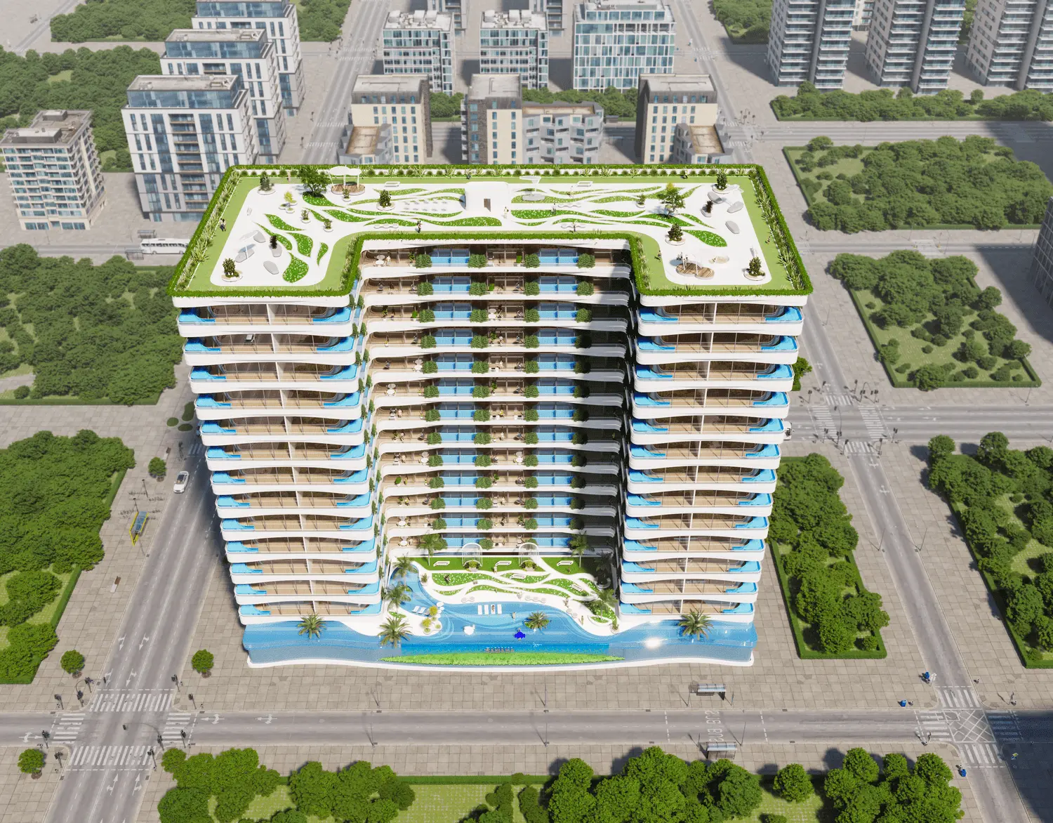 Ivy Gardens by Samana in Dubai Land Residence by Samana - Exterior Image 2