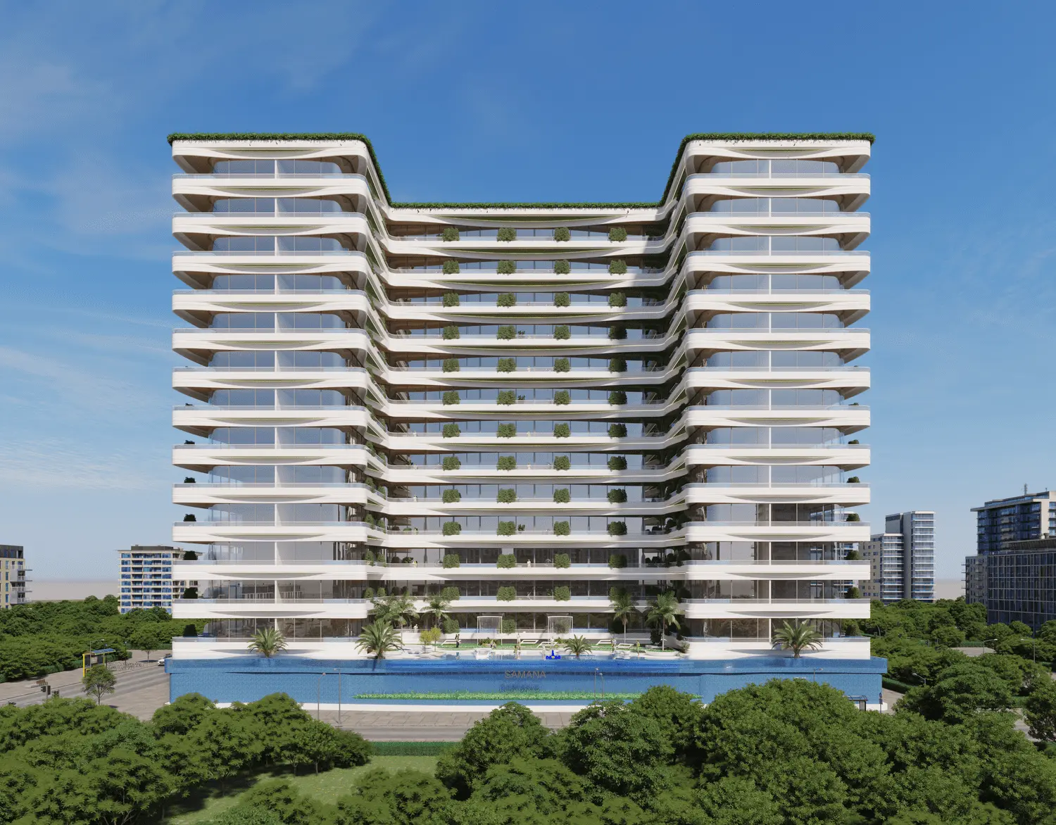 Ivy Gardens by Samana in Dubai Land Residence by Samana - Exterior Image 3