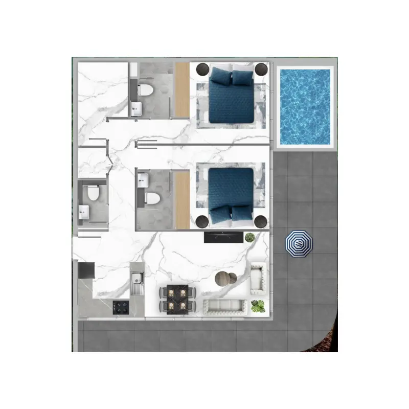 2 bedroom
