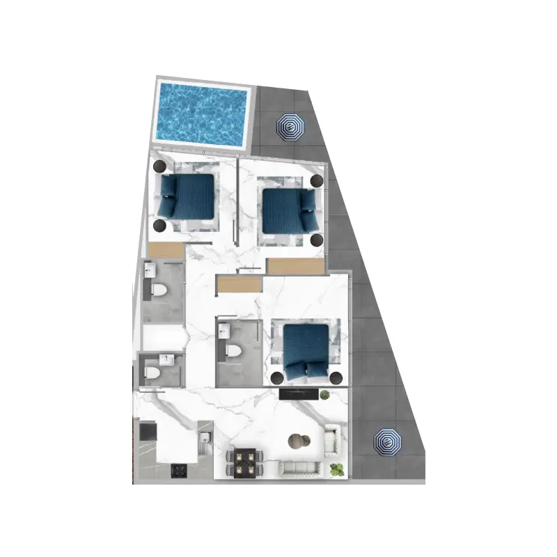 3 bedroom