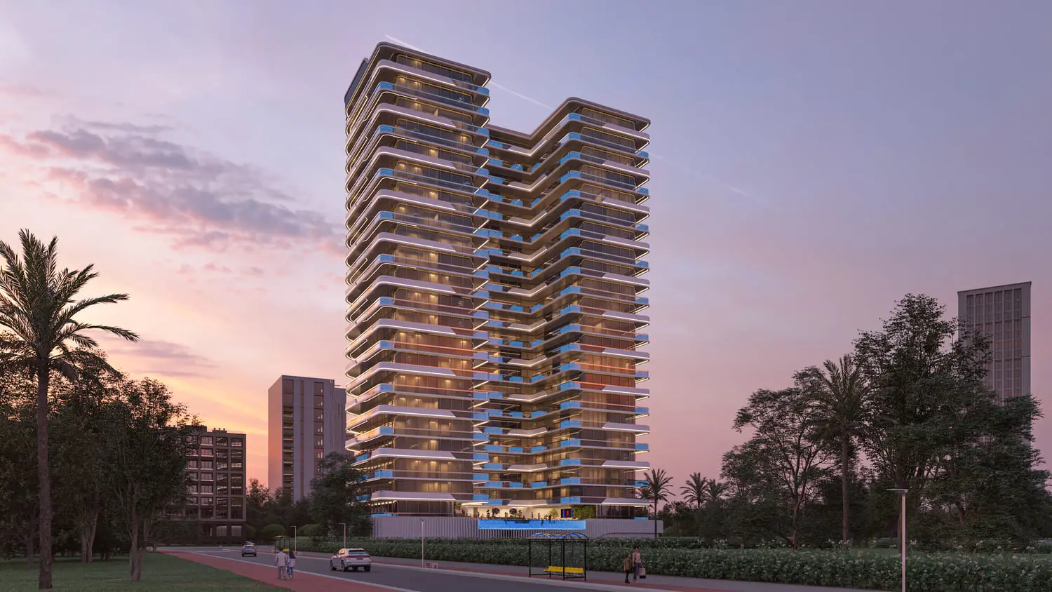 Samana Parkville in Dubai Land Residence by Samana - Exterior Image 4
