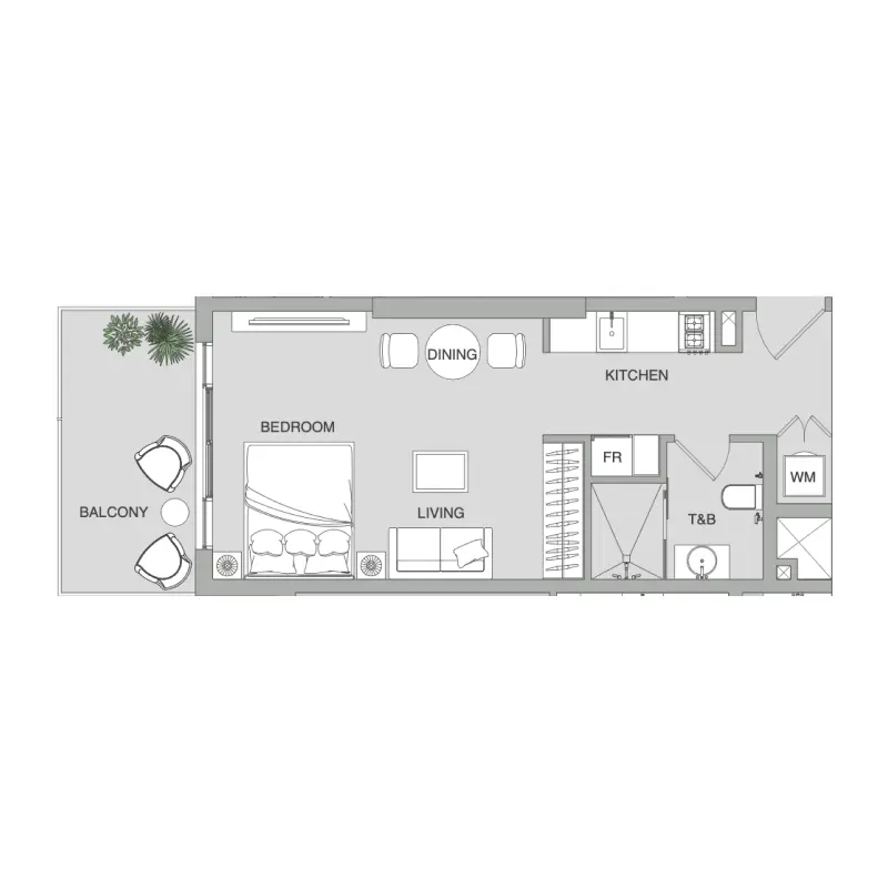 Studio Apartments -  VERDAN1A