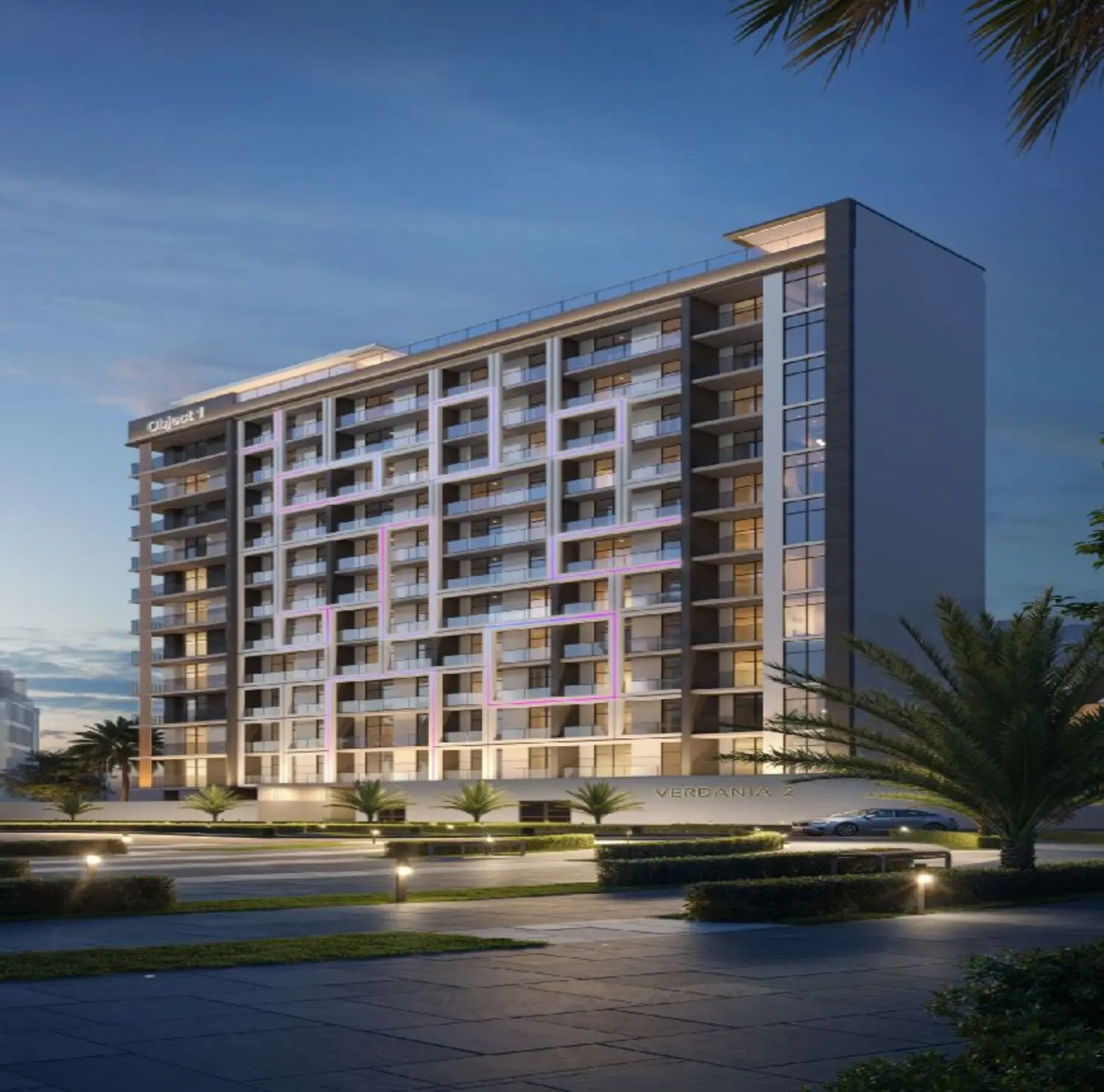 VERDAN1A 2 in Dubai Land Residence by Object 1 - Exterior Image 3