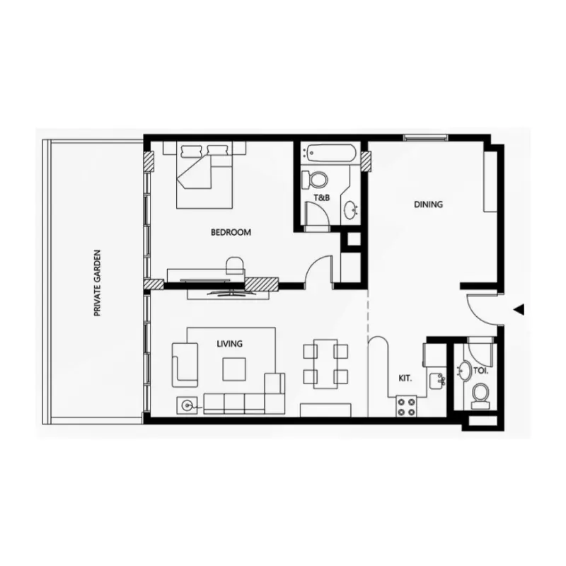 1 bedroom