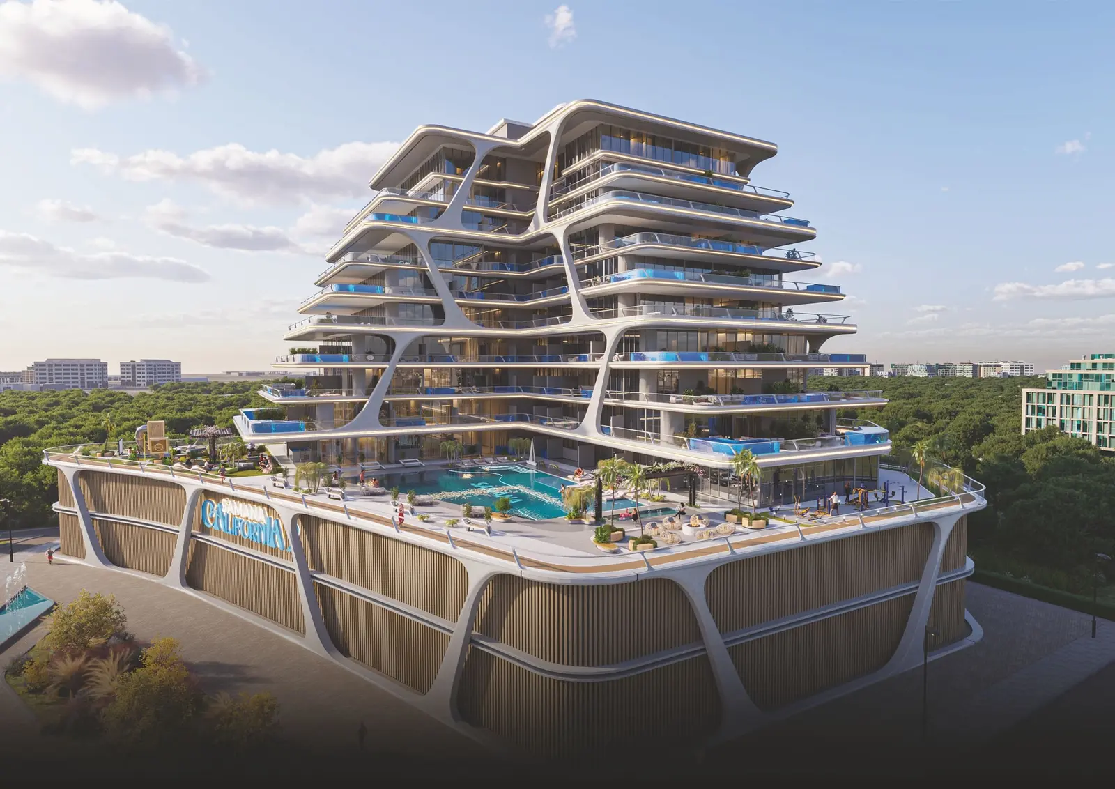 Samana California Phase 2 in Al Furjan by Samana - Exterior Image 2