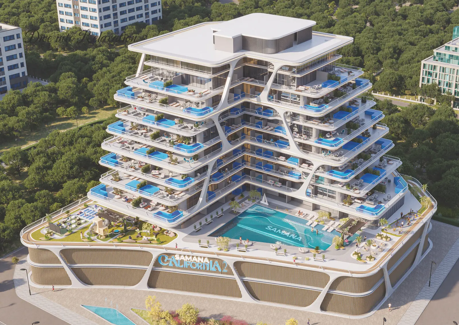 Samana California Phase 2 in Al Furjan by Samana - Exterior Image 6