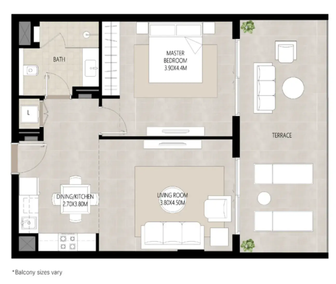 1 Bedroom apartments - Berkshire Park