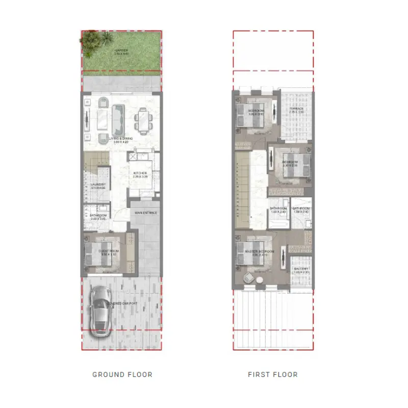 4 bedroom floor plan