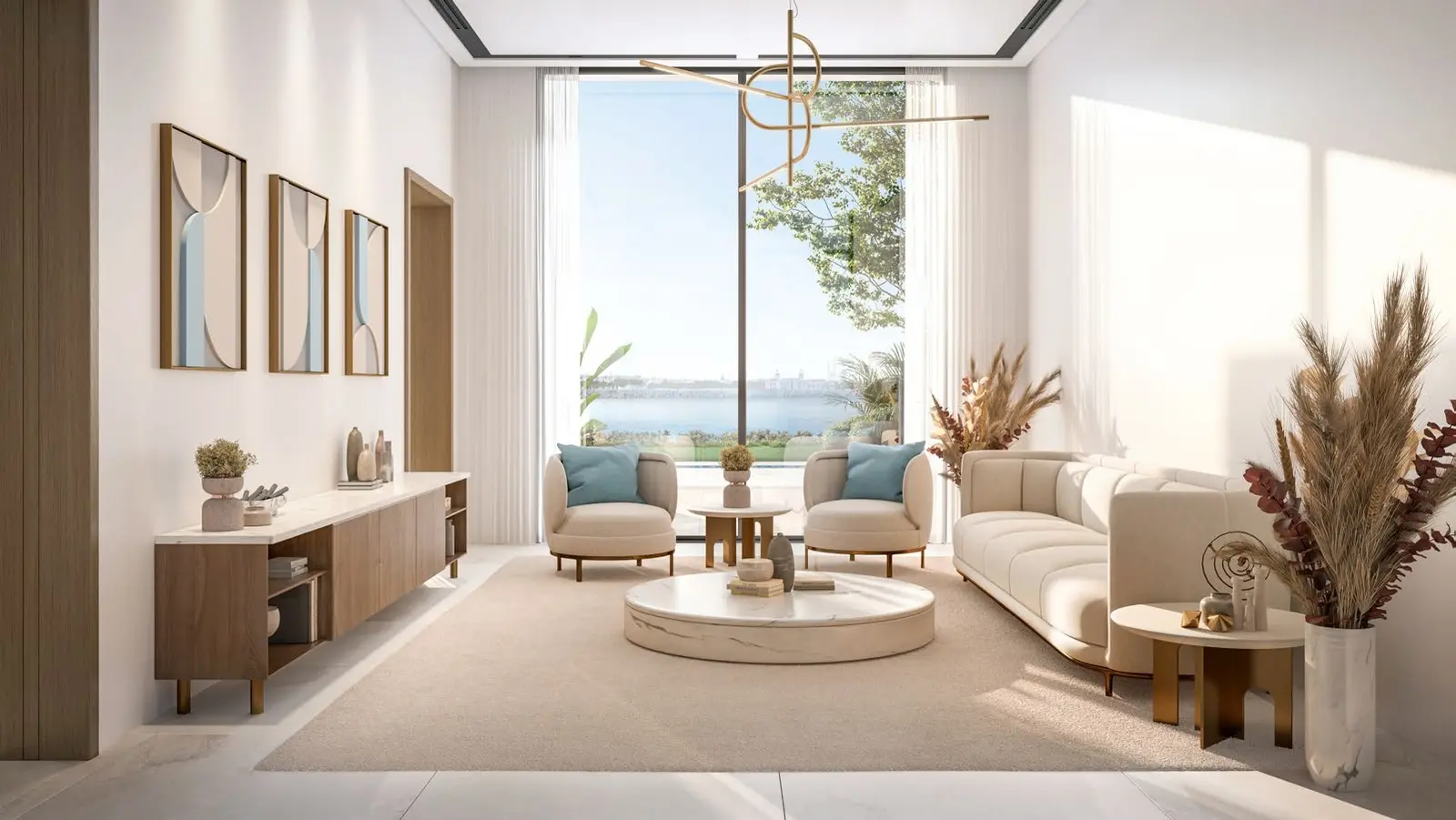Premium ensuite bathroom at Bashayer Hudayriyat showcasing contemporary fixtures and elegant coastal-inspired finishes..jpg