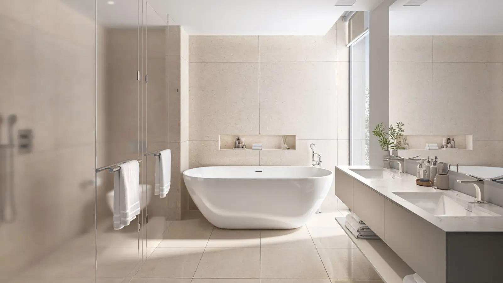 Premium ensuite bathroom at Bashayer Hudayriyat.jpg