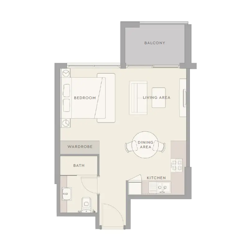 Studio floor plan