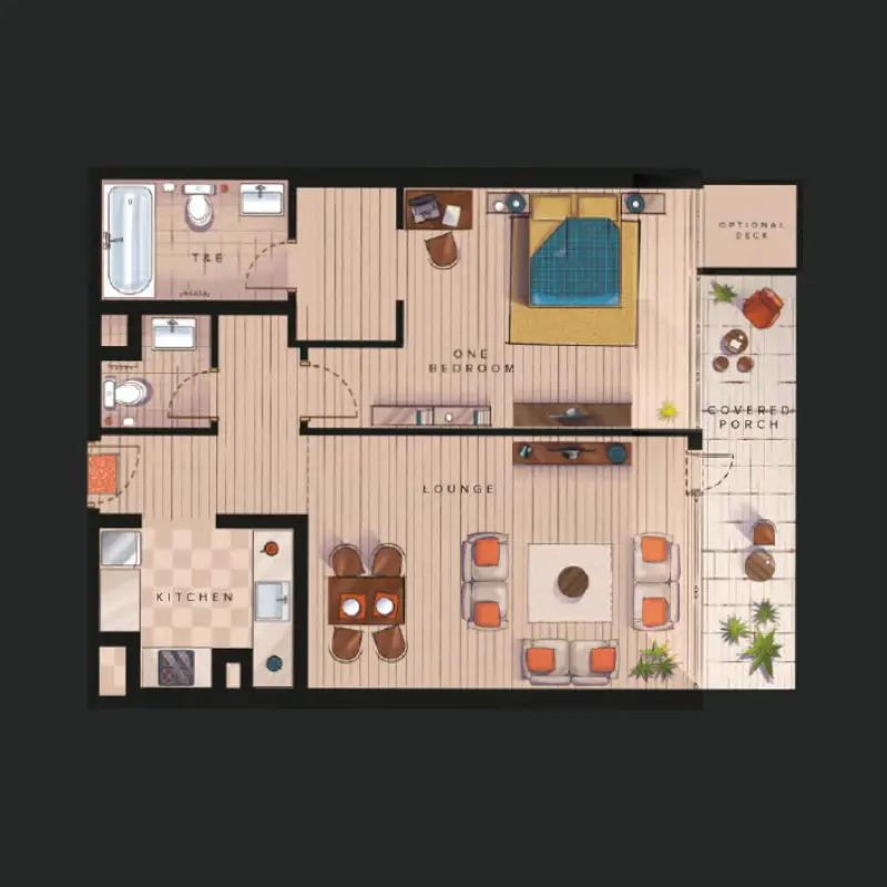1 bedroom