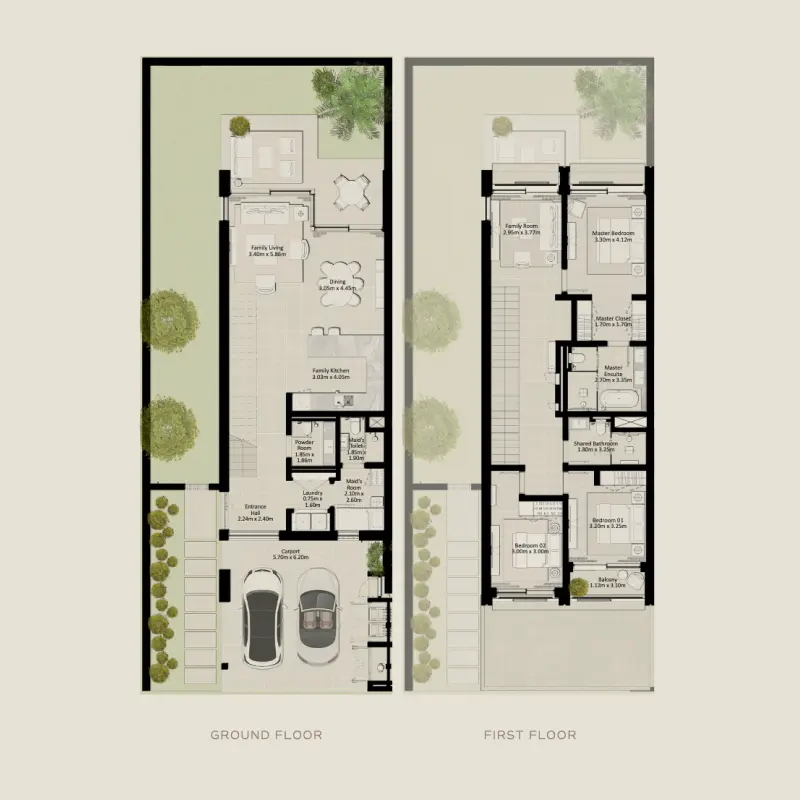 3 bedroom floor plan