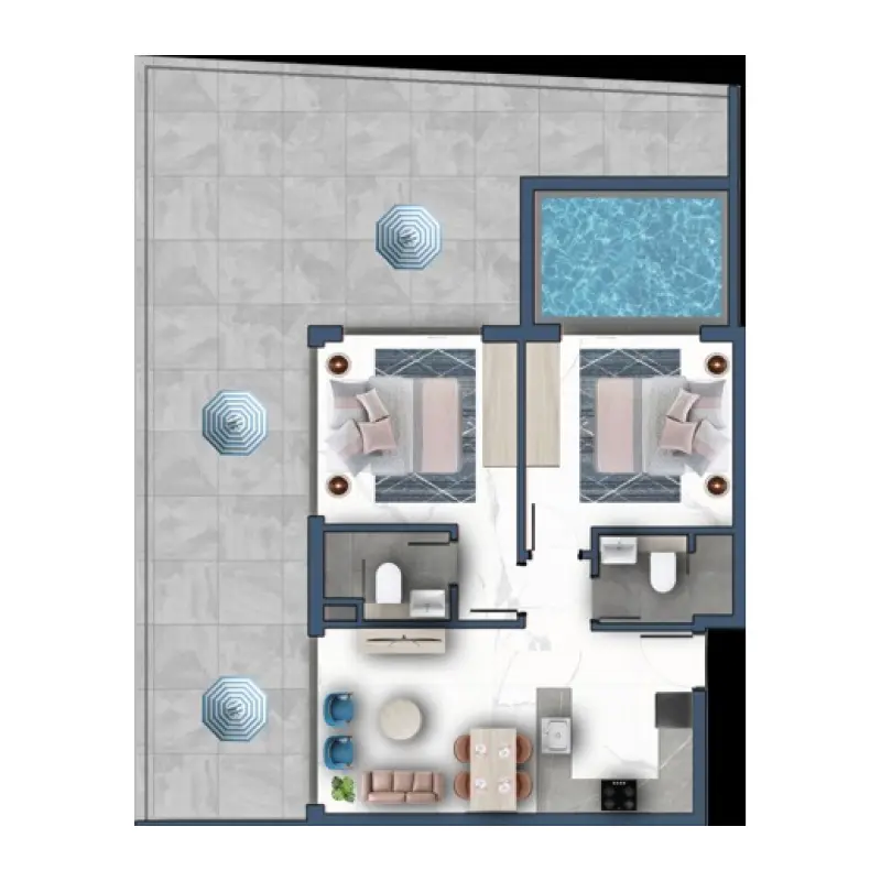 2 bedroom